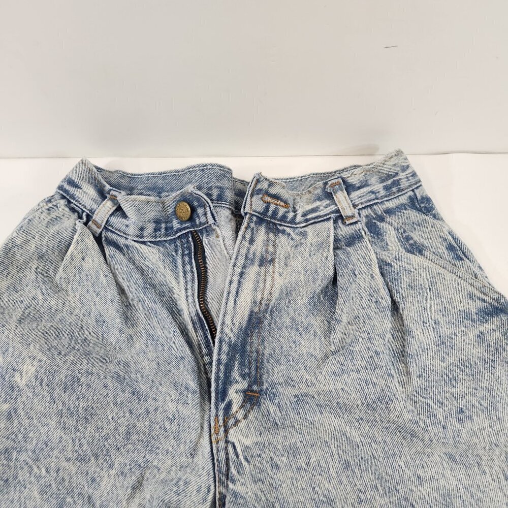 Vintage Famewear Acid Wash Jean Shorts Size 14 Girls - Picture 4 of 13